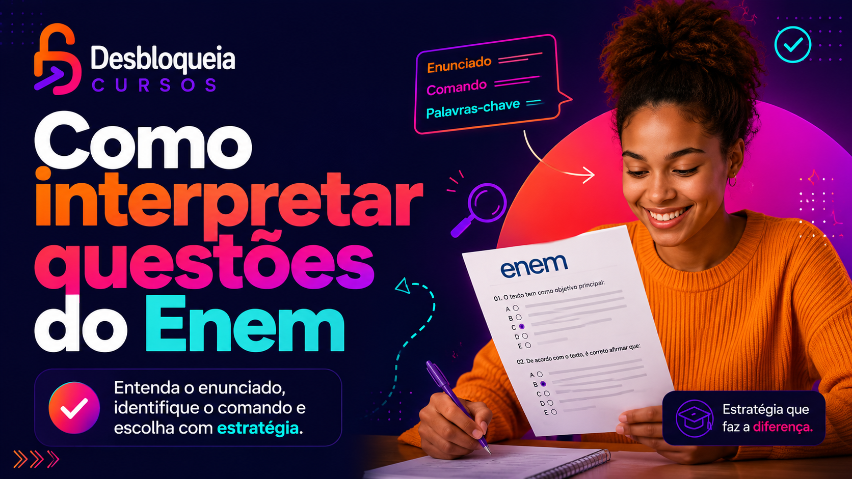 Como interpretar questões do Enem