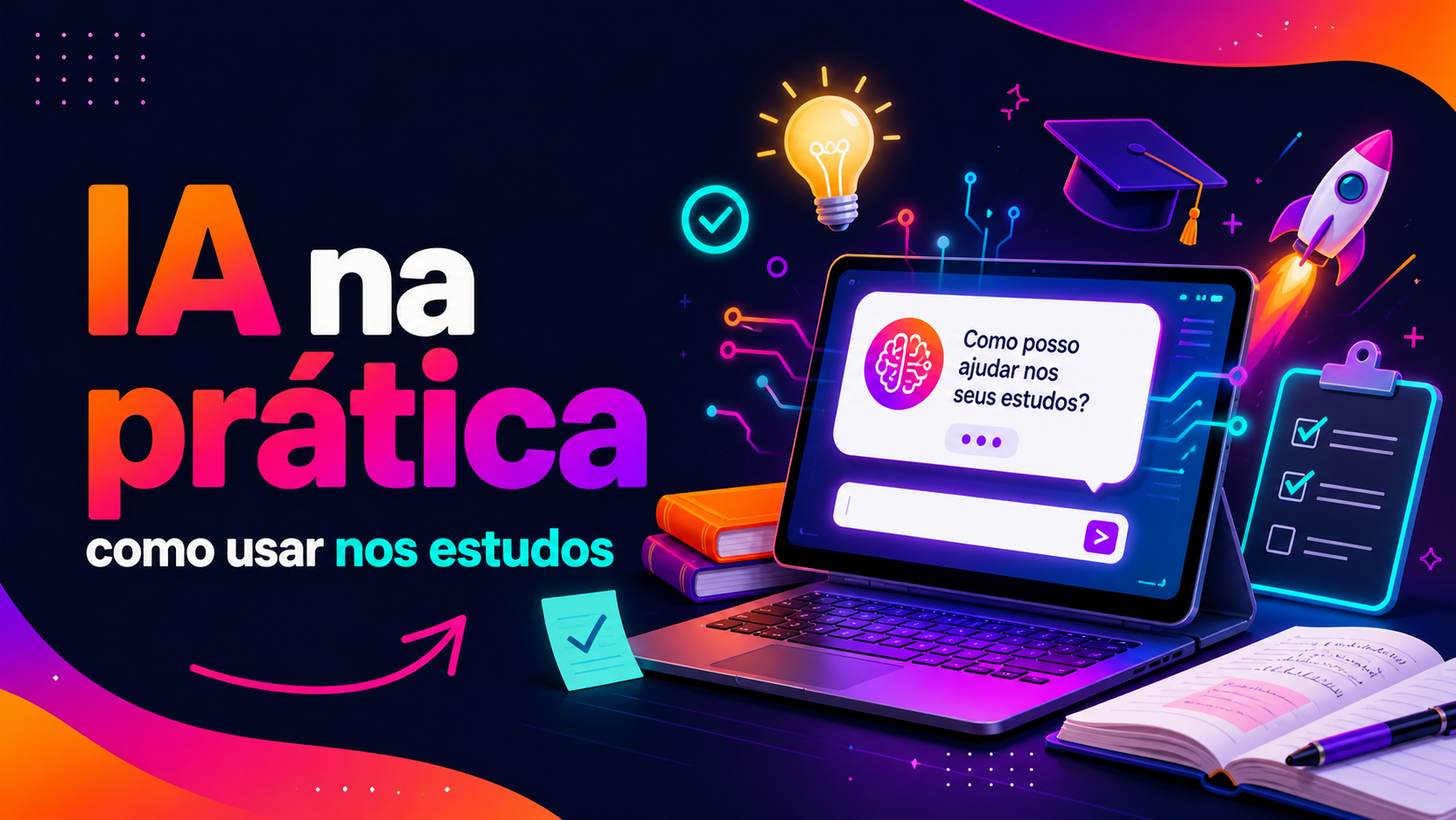 IA na prática, como usar nos estudos!